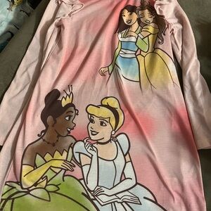 Pink Disney Princess Long Sleeve Dress